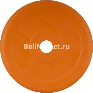 Диск d 26 Torres оранжевый обрез. 2.5кг PL50392 Фото Диск d 26 Torres оранжевый обрез. 2.5кг PL50392 со склада магазина Спортев