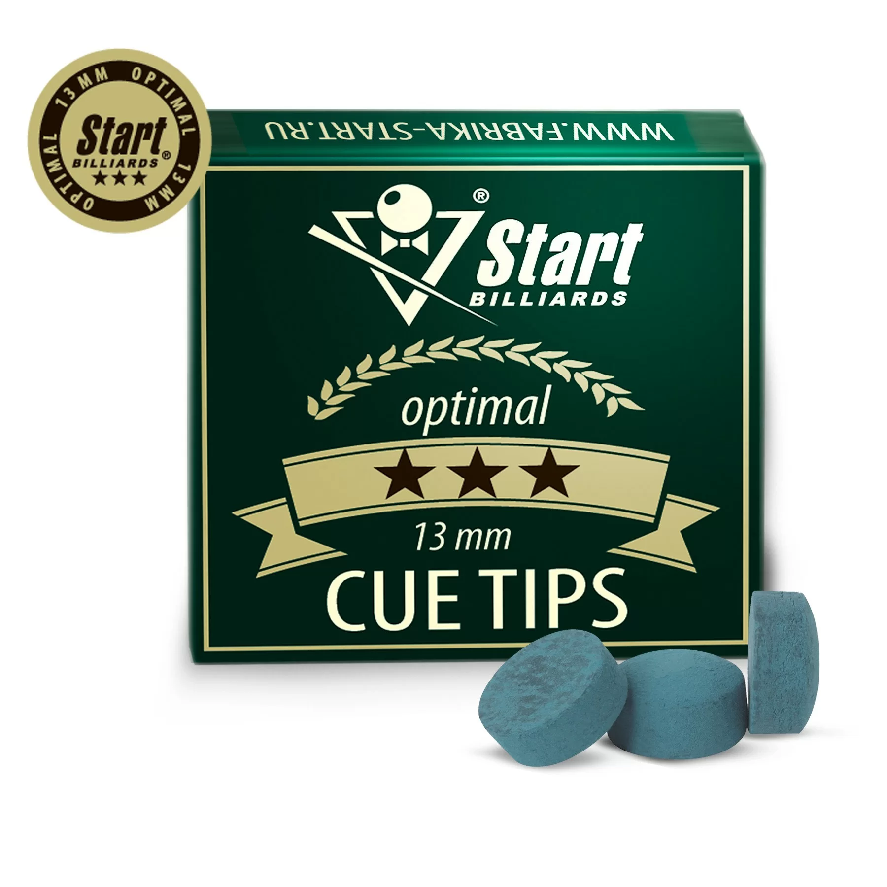 Наклейка Startbilliards Cue Tips optimal 5* 13мм SB064 Фото Наклейка Startbilliards Cue Tips optimal 5* 13мм SB064 со склада магазина Спортев
