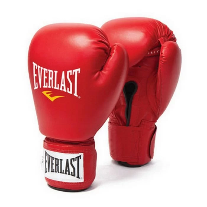 Перчатки боксерские Everlast Amateur Cometition PU красные 641000-10 PU Фото Перчатки боксерские Everlast Amateur Cometition PU красные 641000-10 PU со склада магазина Спортев