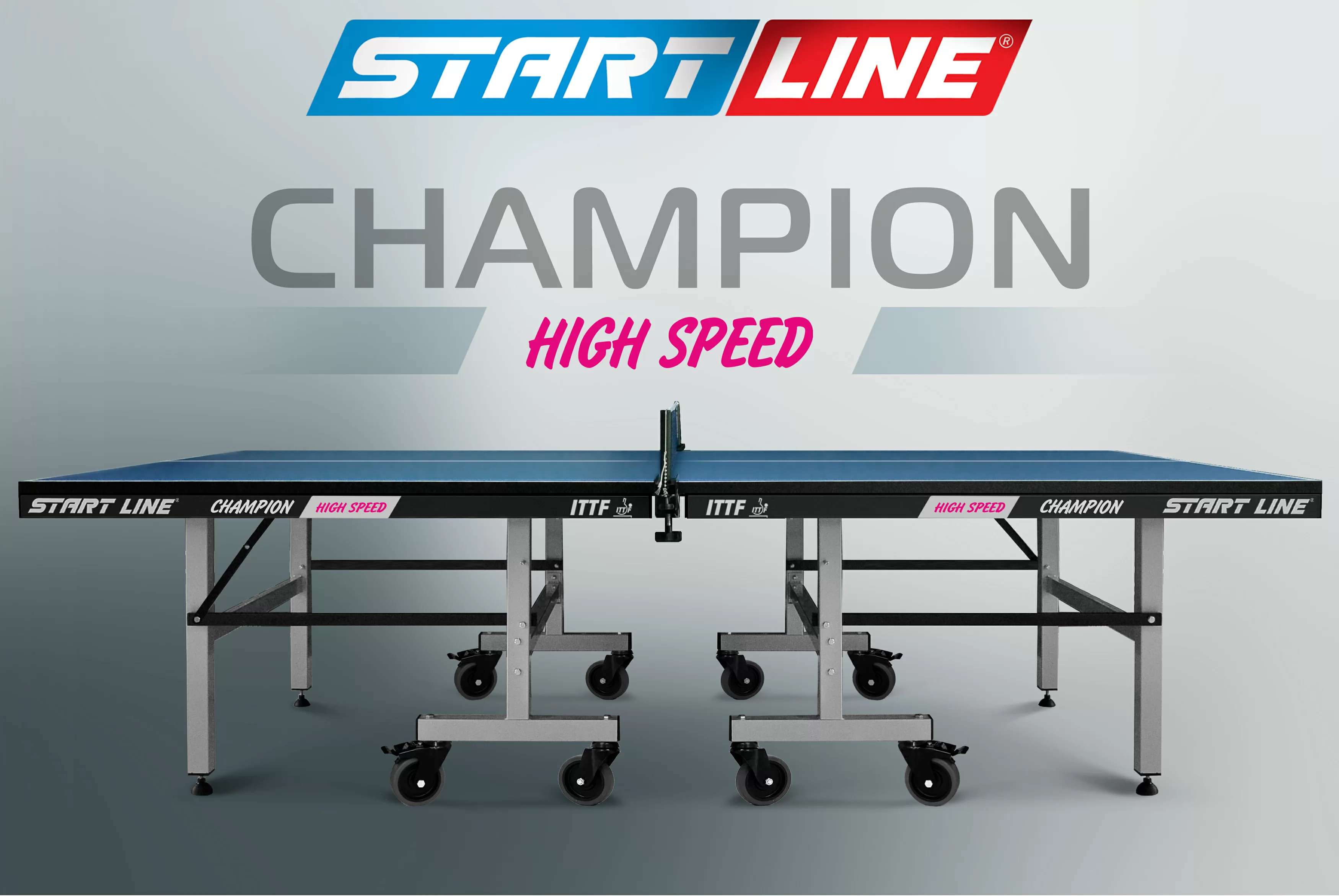 Стол теннисный Champion HIGH SPEED Фото Стол теннисный Champion HIGH SPEED со склада магазина Спортев