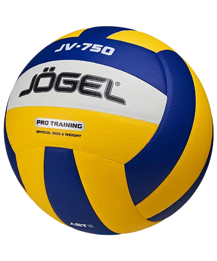 Мяч волейбольный Jogel JV-750 желтый/синий 2690 Фото Мяч волейбольный Jogel JV-750 желтый/синий 2690 со склада магазина Спортев