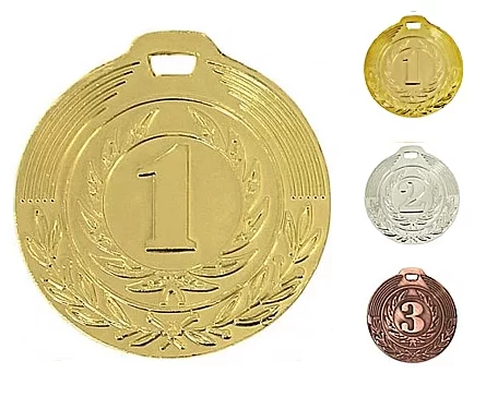 Медаль LD106 d-50 мм Фото Медаль LD106 d-50 мм со склада магазина Спортев