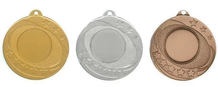 Медаль MD61-50 d-50 мм Фото Медаль MD61-50 d-50 мм со склада магазина Спортев