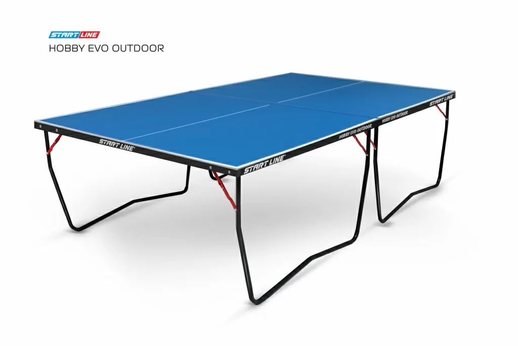 Стол теннисный Hobby EVO 4 Всепогодный Синий Фото Стол теннисный Hobby EVO 4 Всепогодный Синий со склада магазина Спортев