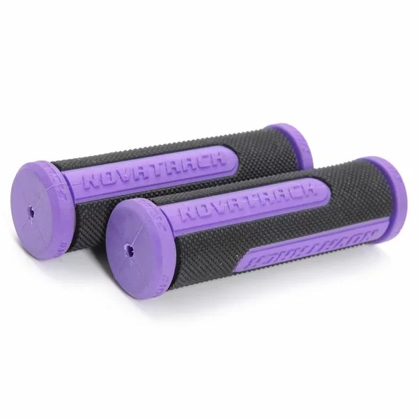 Грипсы Novatrack 110 мм черно/фиолетовые (РТ266С) Х76786 Фото Грипсы Novatrack 110 мм черно/фиолетовые (РТ266С) Х76786 со склада магазина Спортев
