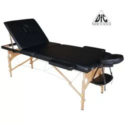 Массажный стол DFC NIRVANA, Relax Pro, дерев. ножки, цвет черный (Black) TS3021_B1 Массажный стол DFC NIRVANA, Relax Pro, дерев. ножки, цвет черный (Black) TS3021_B1