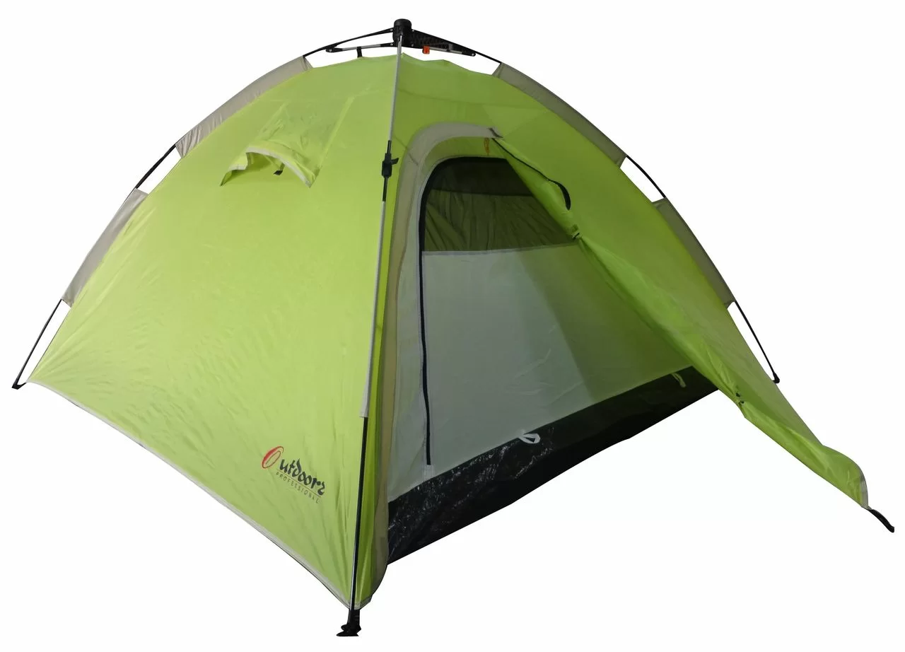 Палатка Outdoors Super Easy III 3-местная зелено-бежевая 63239 Фото Палатка Outdoors Super Easy III 3-местная зелено-бежевая 63239 со склада магазина Спортев