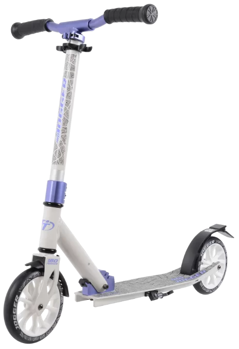 Самокат TechTeam Jogger 180 (2020) white/purple Фото Самокат TechTeam Jogger 180 (2020) white/purple со склада магазина Спортев