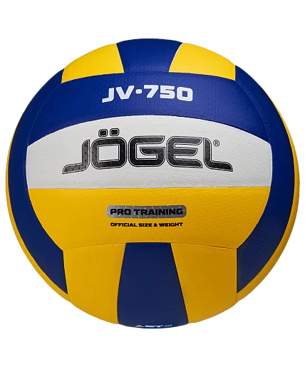 Мяч волейбольный Jogel JV-750 желтый/синий 2690 Фото Мяч волейбольный Jogel JV-750 желтый/синий 2690 со склада магазина Спортев