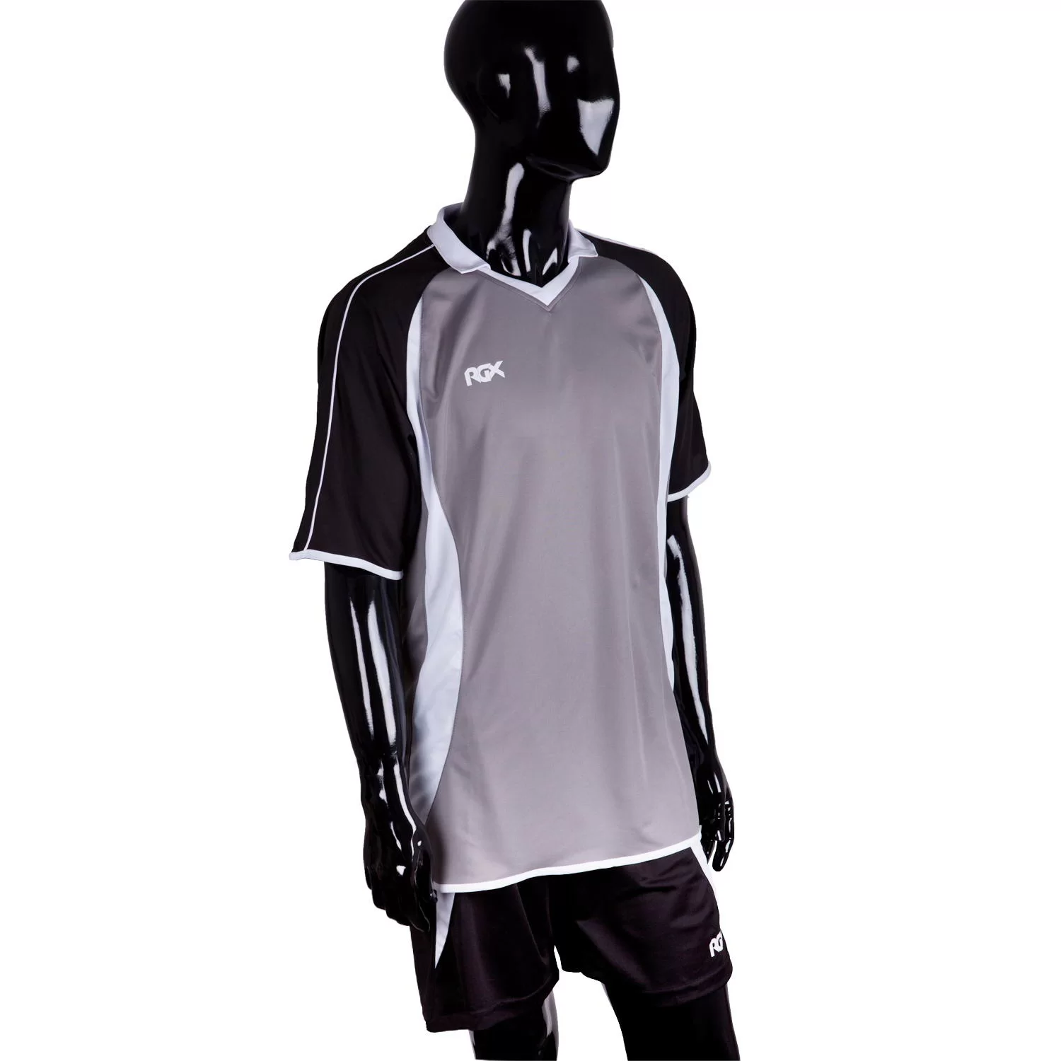 Форма футбольная Leader Team Sn blk/grey/wht PK-1 Фото Форма футбольная Leader Team Sn blk/grey/wht PK-1 со склада магазина Спортев