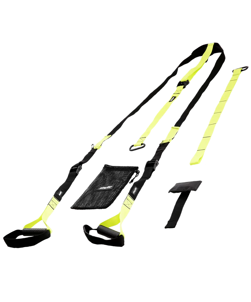 Петли тренировочные StarFit FA-701 черный/зеленый 10044 Фото Петли тренировочные StarFit FA-701 черный/зеленый 10044 со склада магазина Спортев