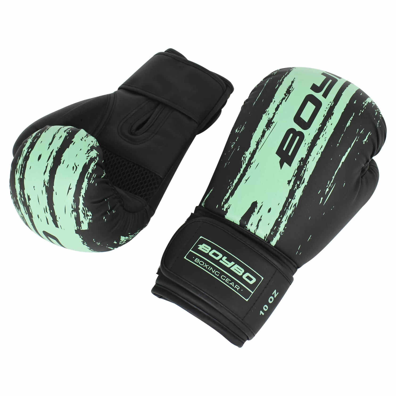 Перчатки боксерские BoyBo Stain флекс голубые BGS322 Фото Перчатки боксерские BoyBo Stain флекс голубые BGS322 со склада магазина Спортев