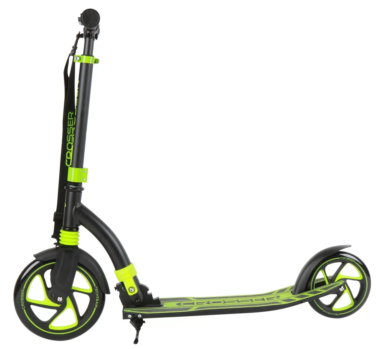 Самокат TechTeam Crosser (2021) green Фото Самокат TechTeam Crosser (2021) green со склада магазина Спортев