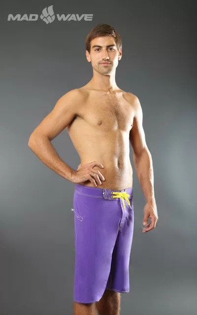 Шорты для плавания Mad Wave 4-Way Board Stretch серфовые violet M1042 07 09W Фото Шорты для плавания Mad Wave 4-Way Board Stretch серфовые violet M1042 07 09W со склада магазина Спортев