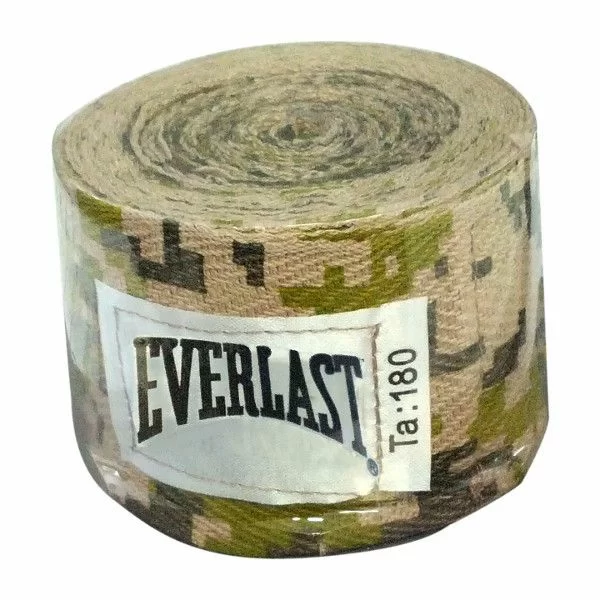 Бинты боксерские 4.55 м Everlast камуфляж 1300005 Фото Бинты боксерские 4.55 м Everlast камуфляж 1300005 со склада магазина Спортев