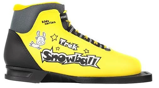 Ботинки лыжные Trek Snowball синт. желт-черн. (75мм) ИК08-12-01 Фото Ботинки лыжные Trek Snowball синт. желт-черн. (75мм) ИК08-12-01 со склада магазина Спортев