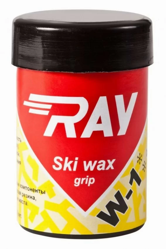 Мазь держания Ray W-1 +1..+4°C синтетическая желтая 35 г Фото Мазь держания Ray W-1 +1..+4°C синтетическая желтая 35 г со склада магазина Спортев
