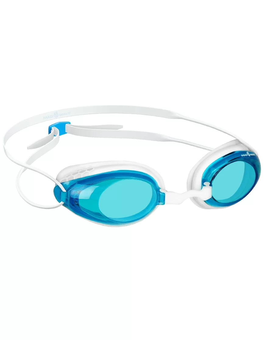Очки для плавания Mad Wave Honey azure/white M0427 18 0 02W Фото Очки для плавания Mad Wave Honey azure/white M0427 18 0 02W со склада магазина Спортев