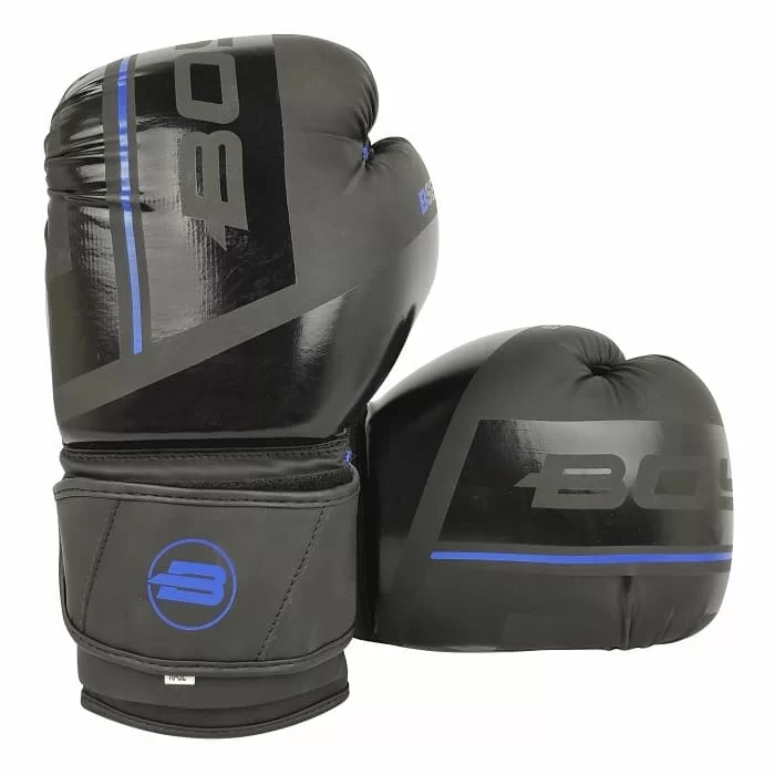 Перчатки боксерские BoyBo B-Series флекс синие BBG400 Фото Перчатки боксерские BoyBo B-Series флекс синие BBG400 со склада магазина Спортев