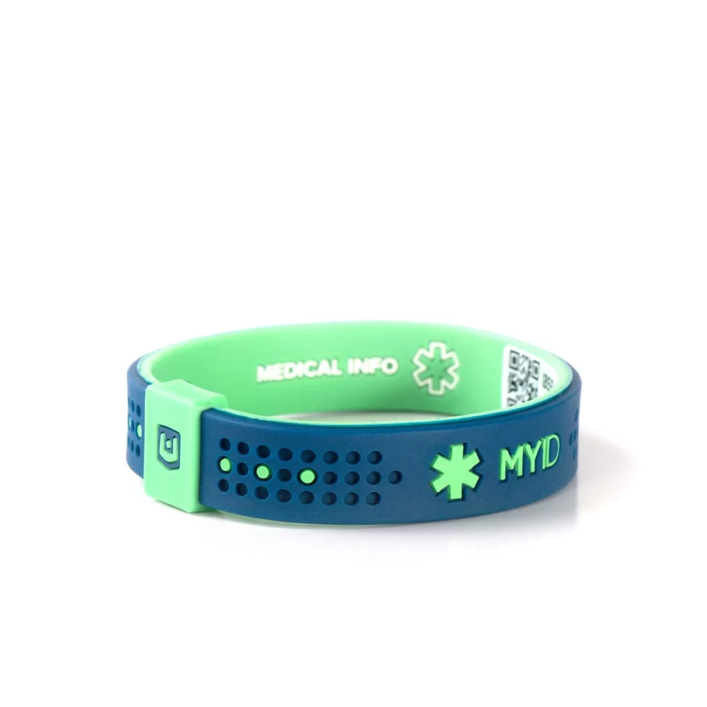 Браслет LifeStrength Ender Myid Sport MD голуб/зеленый Фото Браслет LifeStrength Ender Myid Sport MD голуб/зеленый со склада магазина Спортев