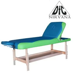 Массажный стационарный стол DFC NIRVANA, SUPERIOR2, дерев. ножки, 2 секции, цвет бирюз.с зелен. TS200 Массажный стационарный стол DFC NIRVANA, SUPERIOR2, дерев. ножки, 2 секции, цвет бирюз.с зелен. TS200