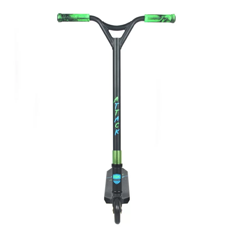 Самокат RGX Attack HIC трюковый black/green Фото Самокат RGX Attack HIC трюковый black/green со склада магазина Спортев