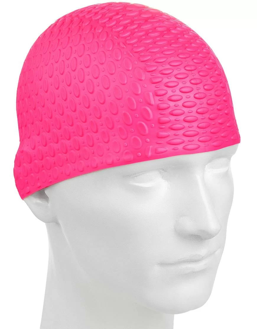 Шапочка для плавания Mad Wave Silicone Bubble pink M0539 06 0 11W Фото Шапочка для плавания Mad Wave Silicone Bubble pink M0539 06 0 11W со склада магазина Спортев