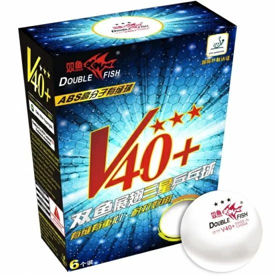 Мяч для настольного тенниса Double Fish 3* Volant 40+ (1 шт) A110F Фото Мяч для настольного тенниса Double Fish 3* Volant 40+ (1 шт) A110F со склада магазина Спортев