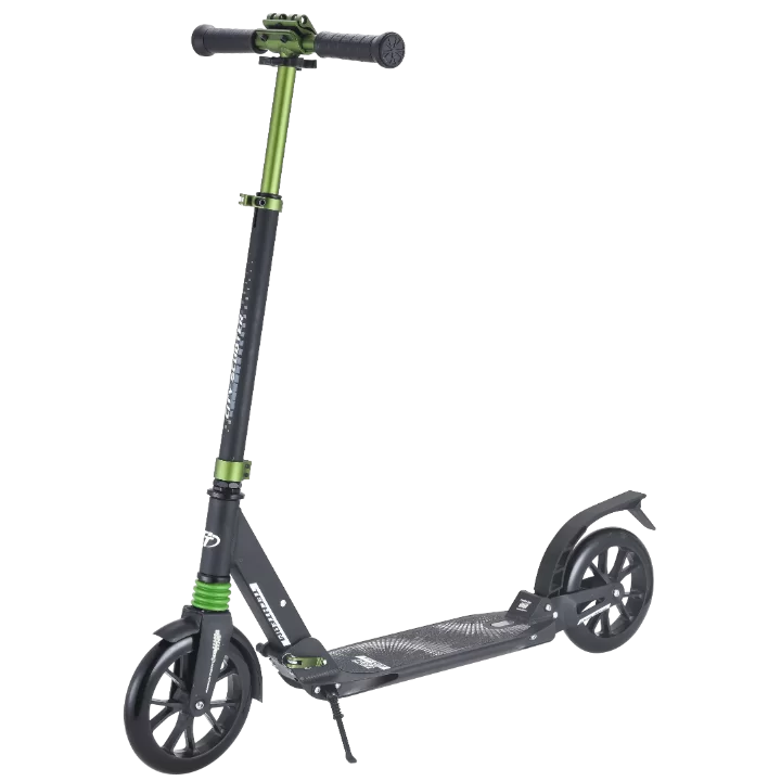 Самокат TechTeam City Scooter (2022) зеленый 398010 Фото Самокат TechTeam City Scooter (2022) зеленый 398010 со склада магазина Спортев