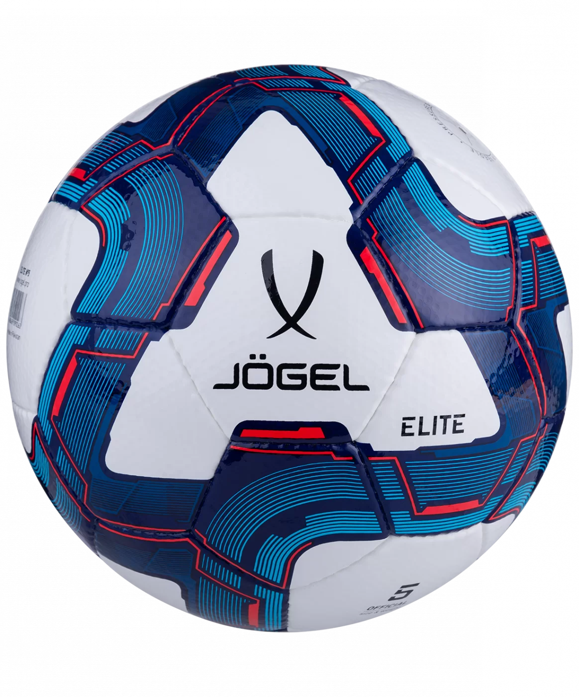 Мяч футбольный Jogel Elite №5 белый/синий/красный 16942 Фото Мяч футбольный Jogel Elite №5 белый/синий/красный 16942 со склада магазина Спортев