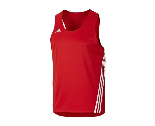 Майка боксерская Adidas Base Punch Top красный V14119 Фото Майка боксерская Adidas Base Punch Top красный V14119 со склада магазина Спортев