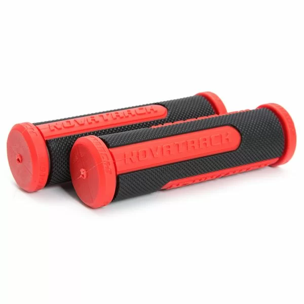 Грипсы Novatrack 110 мм черно-красные (РТ485) Х76788 Фото Грипсы Novatrack 110 мм черно-красные (РТ485) Х76788 со склада магазина Спортев