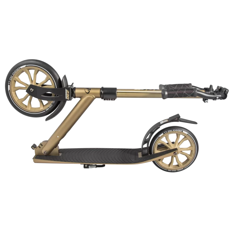 Самокат TechTeam Jogger 230 (2021) black/green Фото Самокат TechTeam Jogger 230 (2021) black/green со склада магазина Спортев