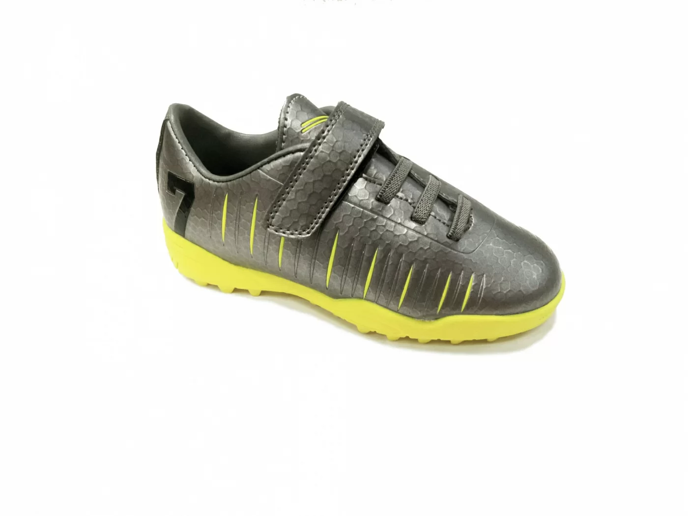 Бутсы Acero Poder 7 Youth 1 velcro + rubber lace silver/n.yellow Фото Бутсы Acero Poder 7 Youth 1 velcro + rubber lace silver/n.yellow со склада магазина Спортев