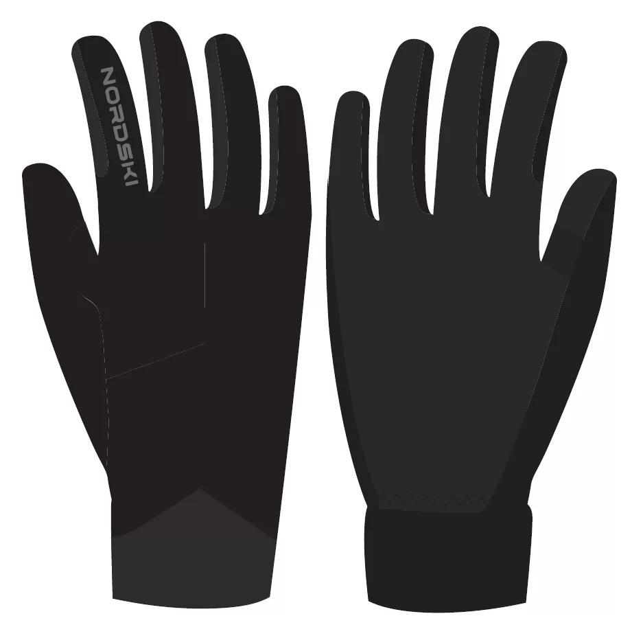 Перчатки Nordski Elite black NSV249100 Фото Перчатки Nordski Elite black NSV249100 со склада магазина Спортев