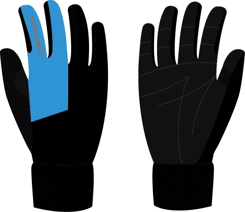 Перчатки Nordski Motion black/blue WS NSV250170 Фото Перчатки Nordski Motion black/blue WS NSV250170 со склада магазина Спортев