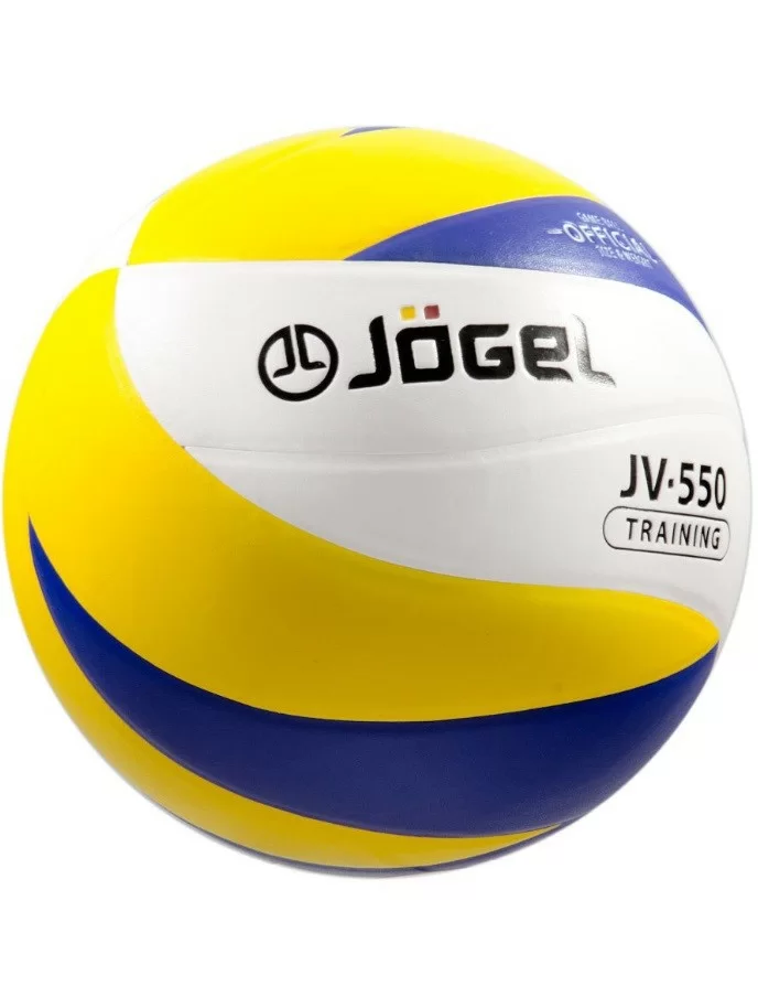 Мяч волейбольный Jogel JV-550 синий/желтый 19095 Фото Мяч волейбольный Jogel JV-550 синий/желтый 19095 со склада магазина Спортев