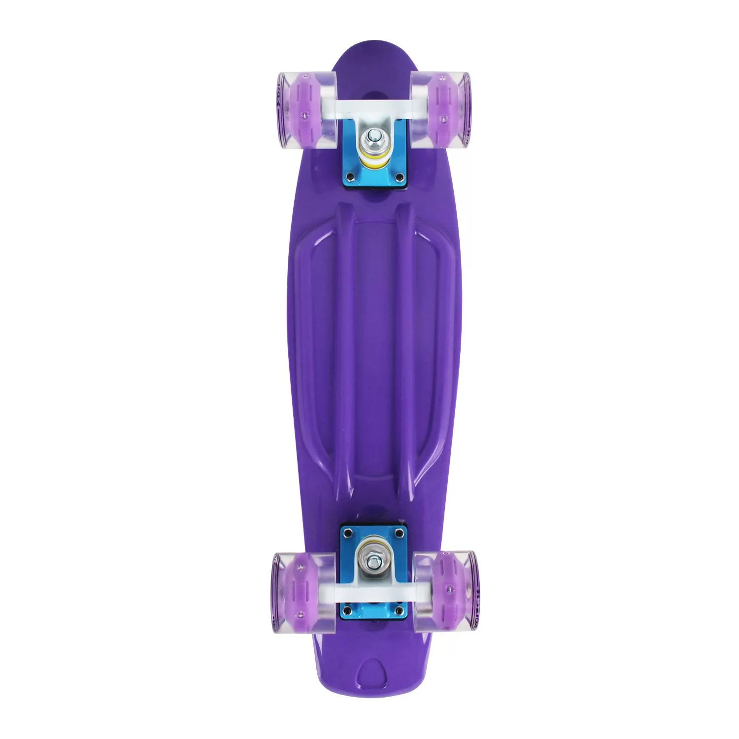 Мини-круизер RGX PNB-01GW (22") светящиеся колеса violet Фото Мини-круизер RGX PNB-01GW (22") светящиеся колеса violet со склада магазина Спортев