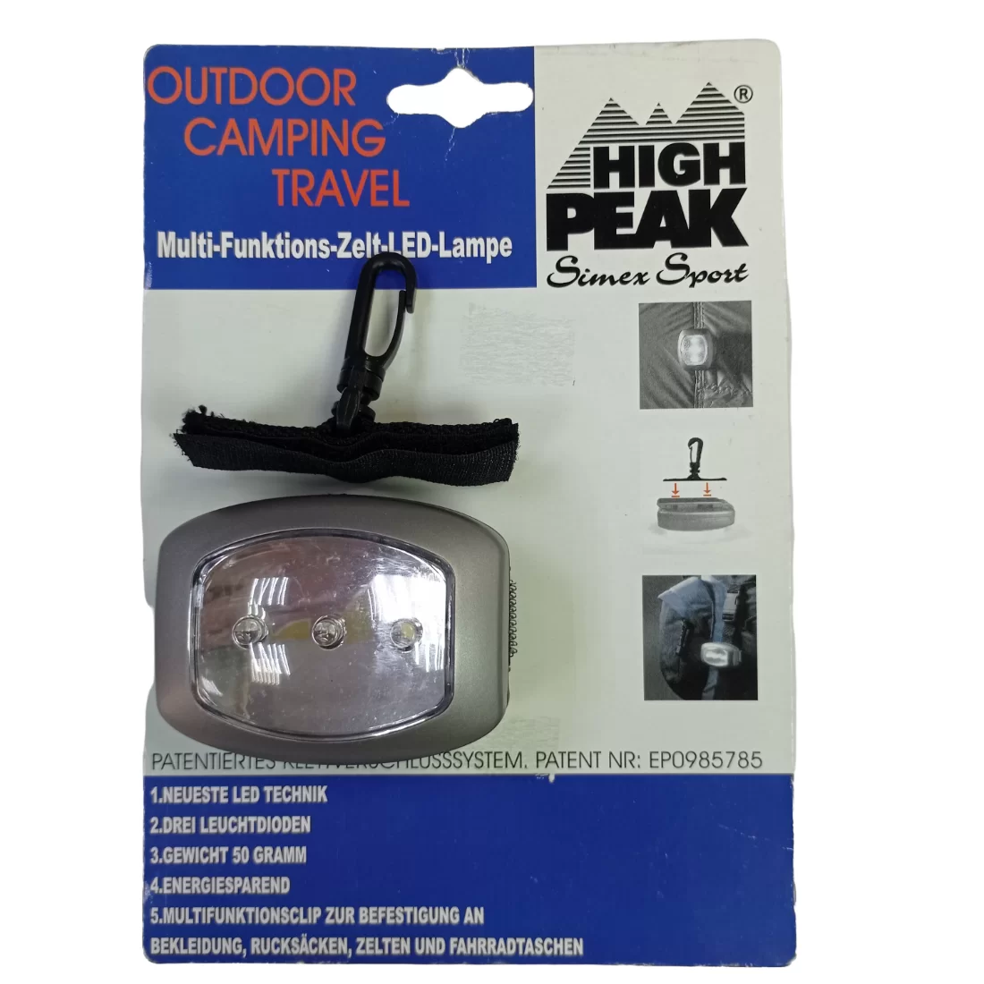 Фонарь High peak Led-Tent Фото Фонарь High peak Led-Tent со склада магазина Спортев