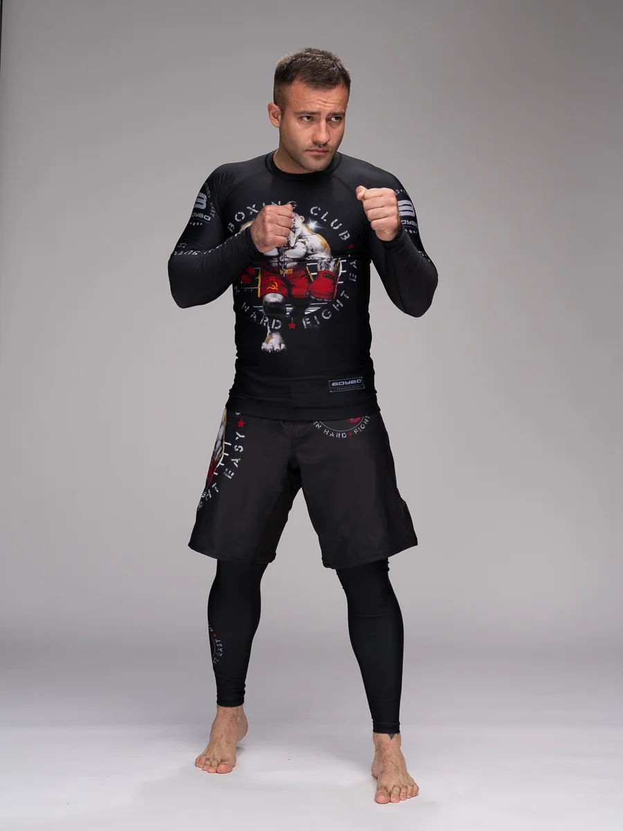 Рашгард BoyBo Bulldog MMA взрослый 3150 Фото Рашгард BoyBo Bulldog MMA взрослый 3150 со склада магазина Спортев