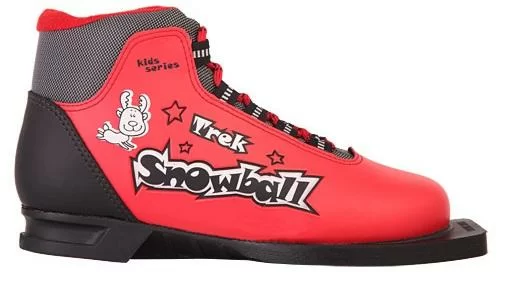 Ботинки лыжные Trek Snowball синт. красн-черн. (75мм) ИК08-06-01 Фото Ботинки лыжные Trek Snowball синт. красн-черн. (75мм) ИК08-06-01 со склада магазина Спортев