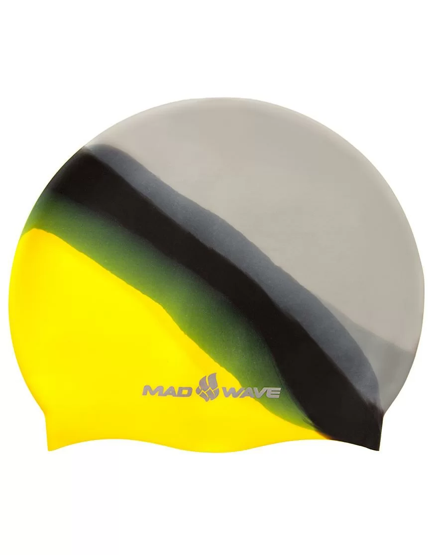Шапочка для плавания Mad Wave Multi Adult yellow M0534 01 0 06W Фото Шапочка для плавания Mad Wave Multi Adult yellow M0534 01 0 06W со склада магазина Спортев