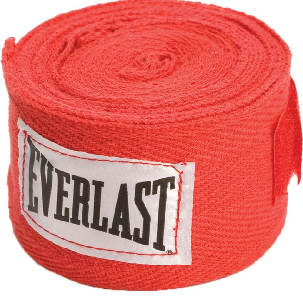 Бинты боксерские 2.75 м Everlast красные 4455RPU Фото Бинты боксерские 2.75 м Everlast красные 4455RPU со склада магазина Спортев