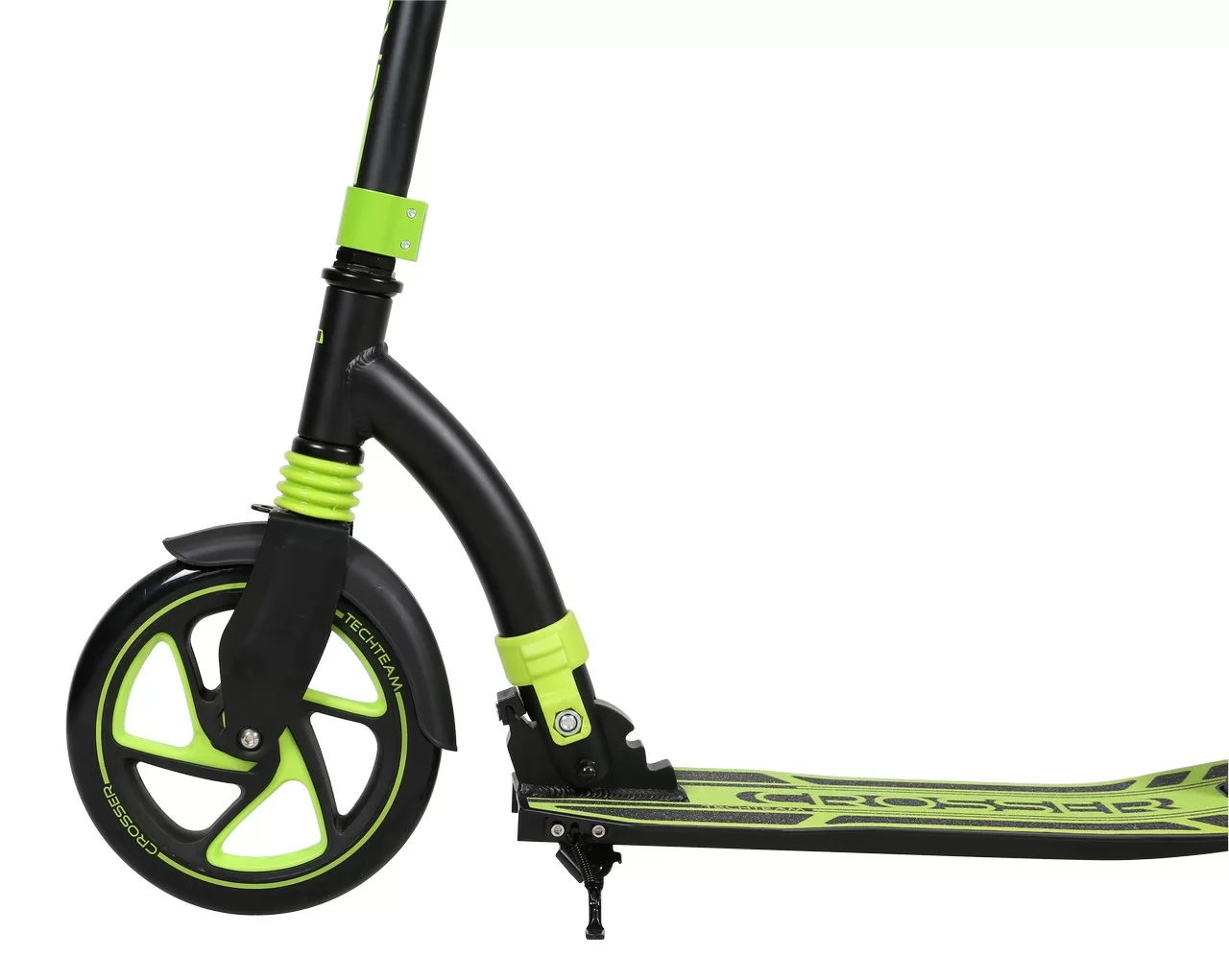 Самокат TechTeam Crosser (2021) green Фото Самокат TechTeam Crosser (2021) green со склада магазина Спортев