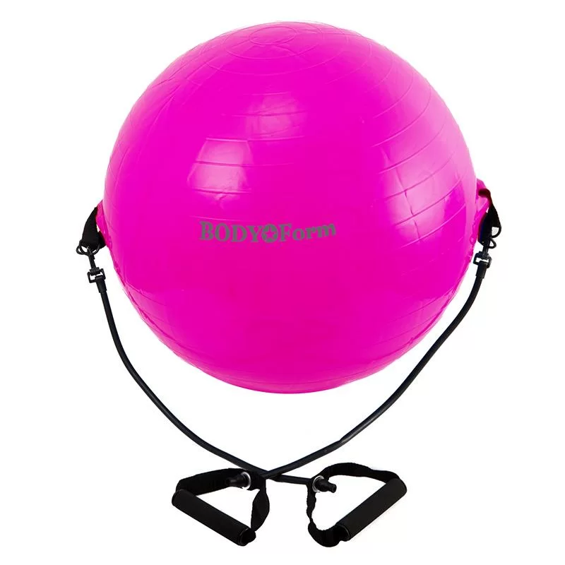 Фитбол 65 см (26") Body Form с эспандером crimson BF-GBE01AB Фото Фитбол 65 см (26") Body Form с эспандером crimson BF-GBE01AB со склада магазина Спортев