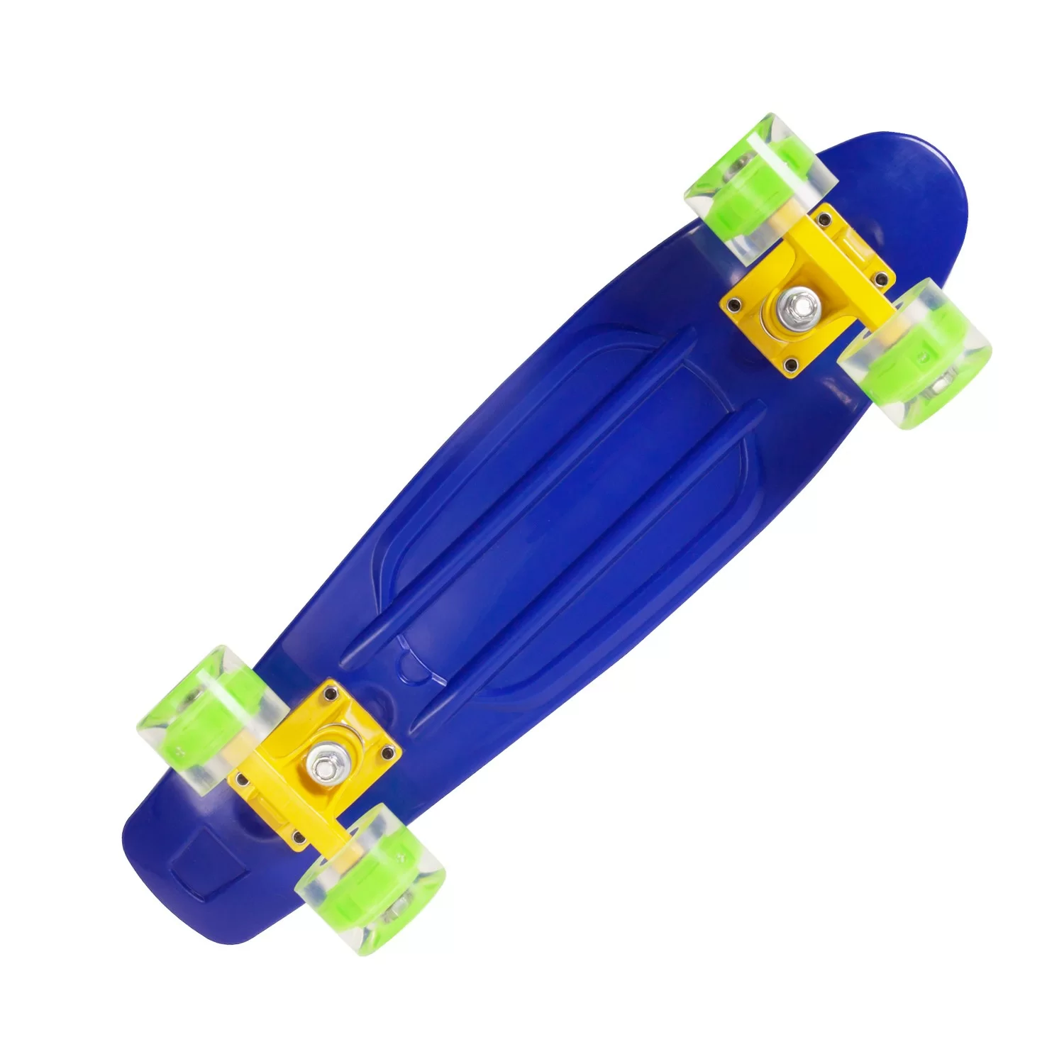 Мини-круизер RGX PNB-01GW (22") светящиеся колеса blue Фото Мини-круизер RGX PNB-01GW (22") светящиеся колеса blue со склада магазина Спортев