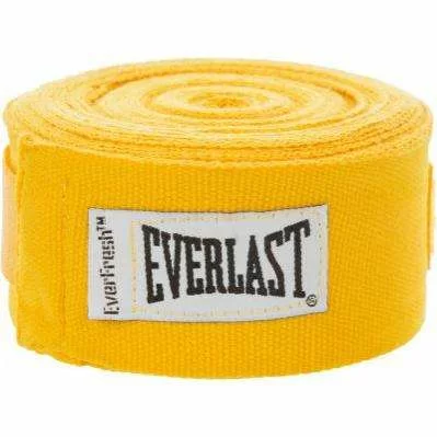 Бинты боксерские 2.75 м Everlast желтые 4455GU Фото Бинты боксерские 2.75 м Everlast желтые 4455GU со склада магазина Спортев