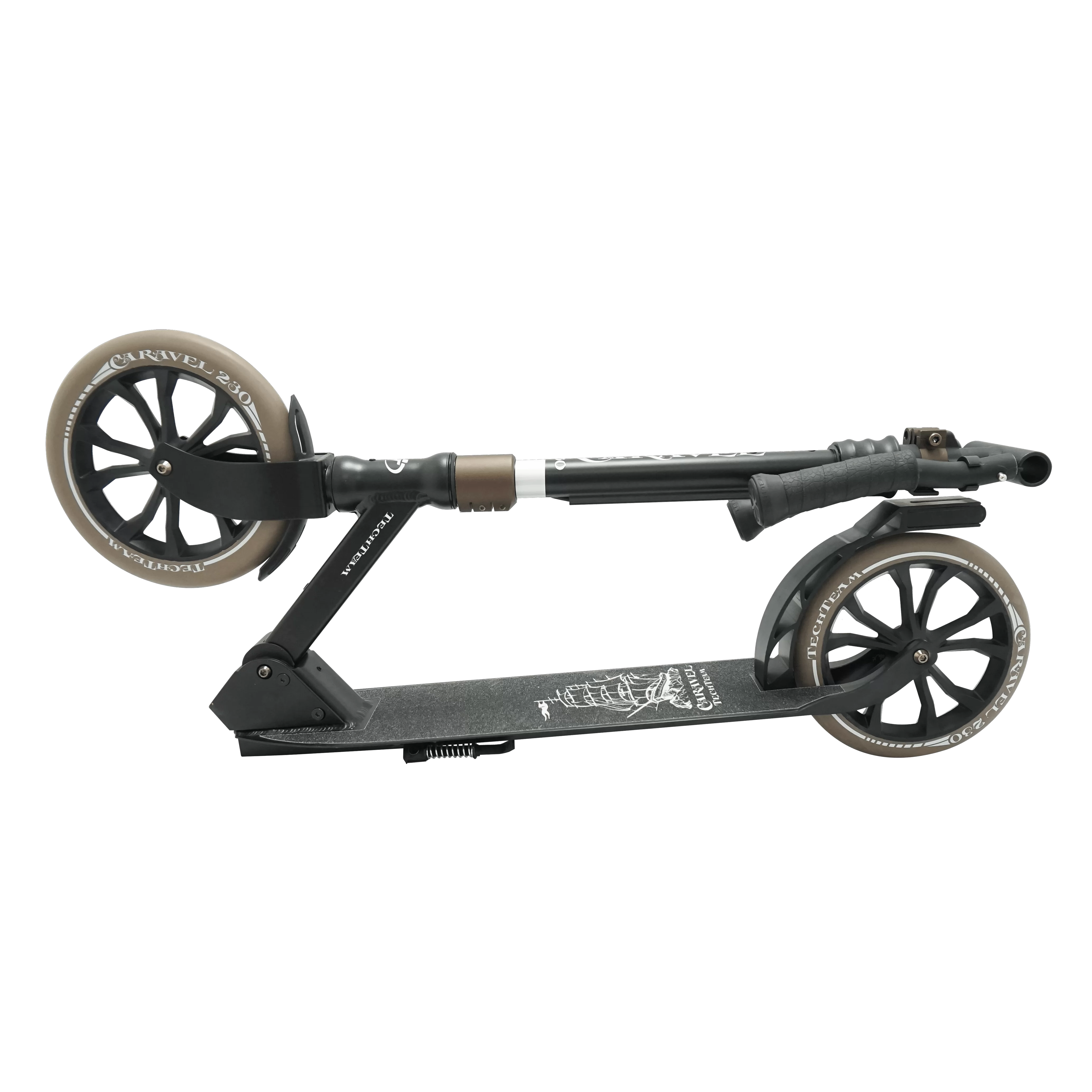 Самокат TechTeam Caravel 230 (2020) green Фото Самокат TechTeam Caravel 230 (2020) green со склада магазина Спортев