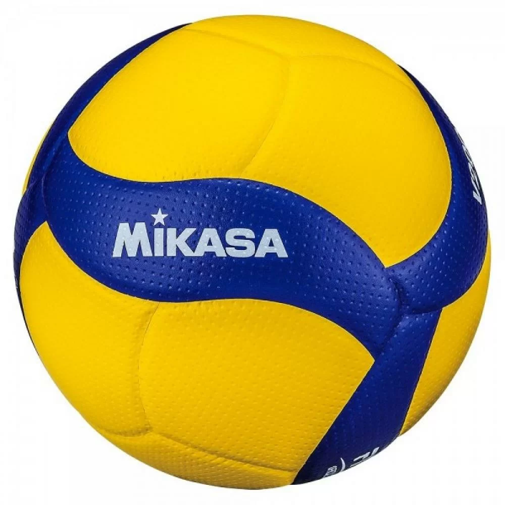 Мяч волейбольный Mikasa V200W р.5 FIVB Approved желто-синий Фото Мяч волейбольный Mikasa V200W р.5 FIVB Approved желто-синий со склада магазина Спортев