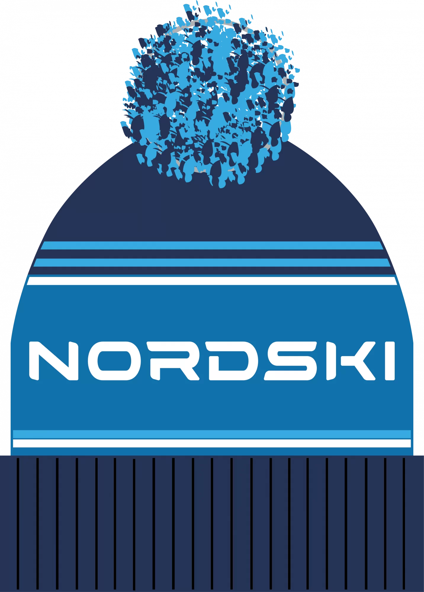 Шапка Nordski Stripe dark blue NSV470832 Фото Шапка Nordski Stripe dark blue NSV470832 со склада магазина Спортев